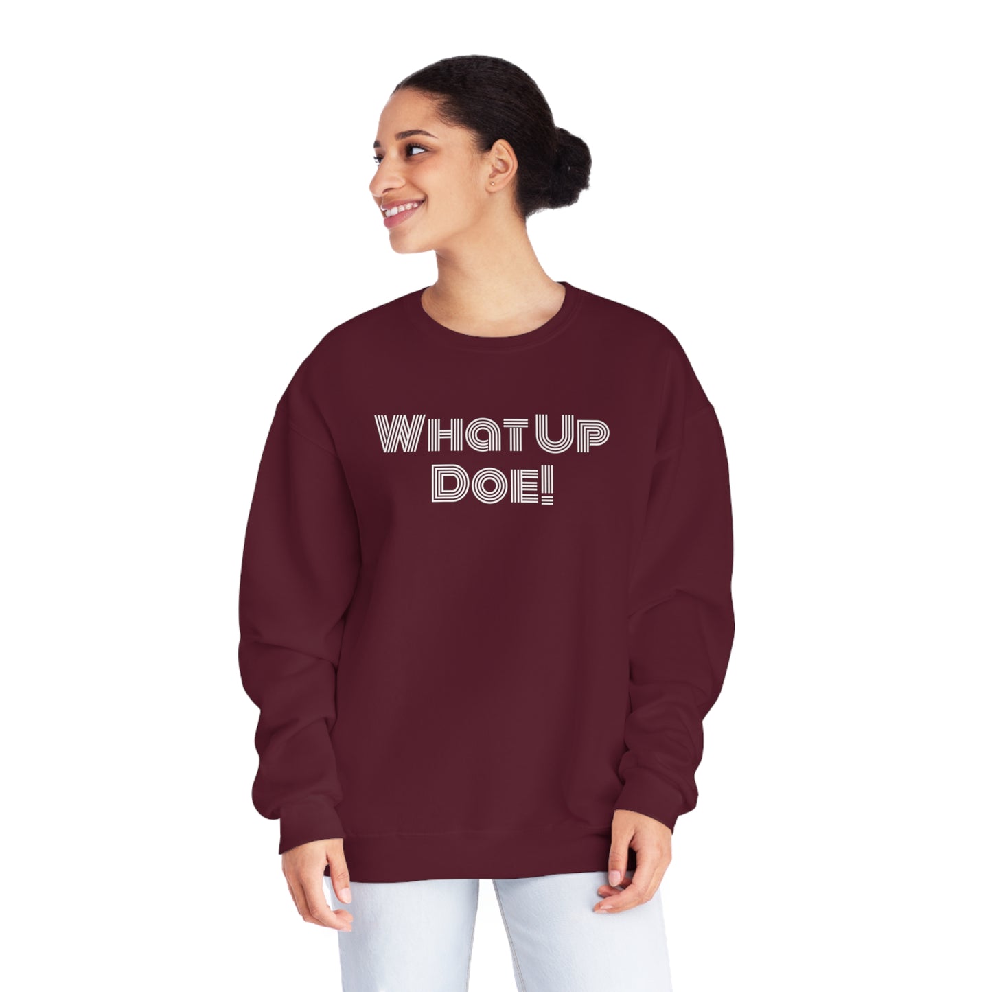 What Up Doe! 313 DET Unisex NuBlend® Crewneck Sweatshirt