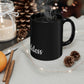 Goddess Tea Cup 11oz Black Mug